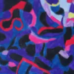 The bear not swallowed by Memory DesignCovery: abstract drawing on paper - The bear not Swallowed by Memory -14 x 30 cm